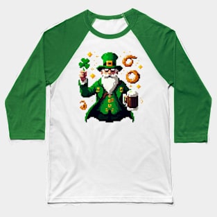 ST Patrick and Beer Baseball T-Shirt